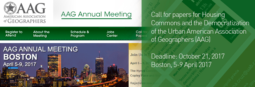 Call for papers Boston