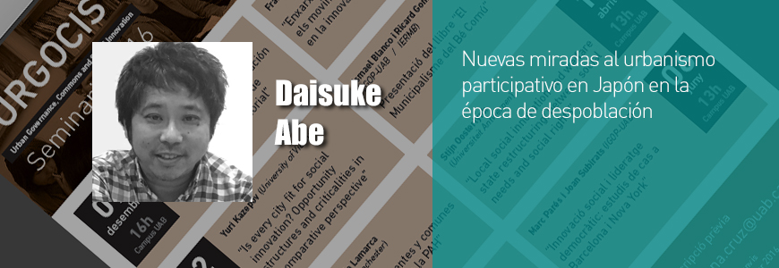 Seminari Daisuke Abe – 29 maig 13h